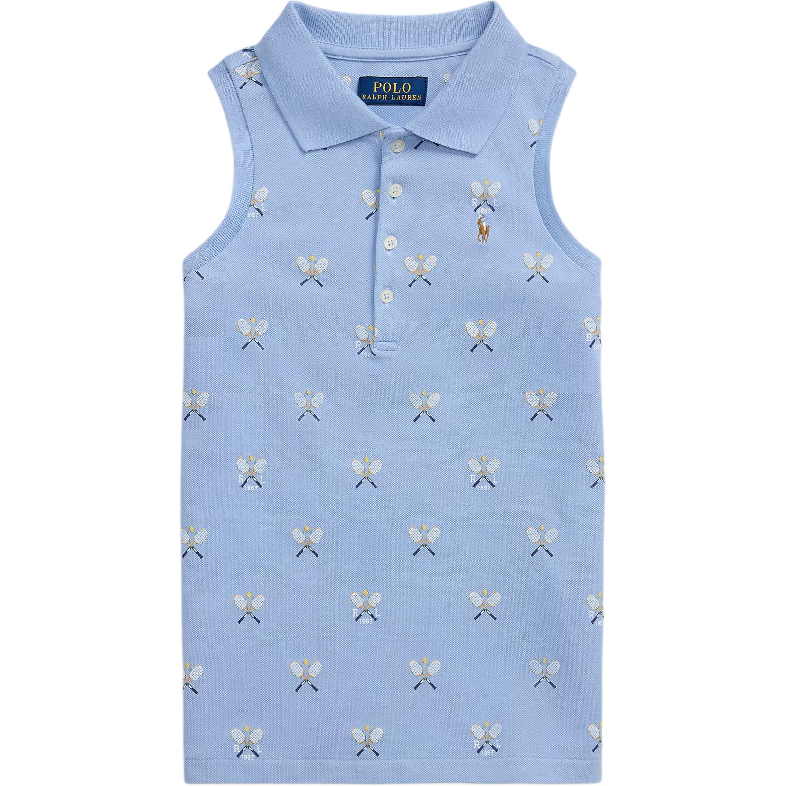 

Polo Ralph Lauren Футболка поло с теннисным принтом без рукавов хлопок детские топы 313971019-001 XL