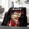 Custom Name Spider-Man Mask blanket for Couch & Bed, Plush Cozy Fuzzy Blanket Super Soft & Warm Blankets for Fall and Winter. 090818