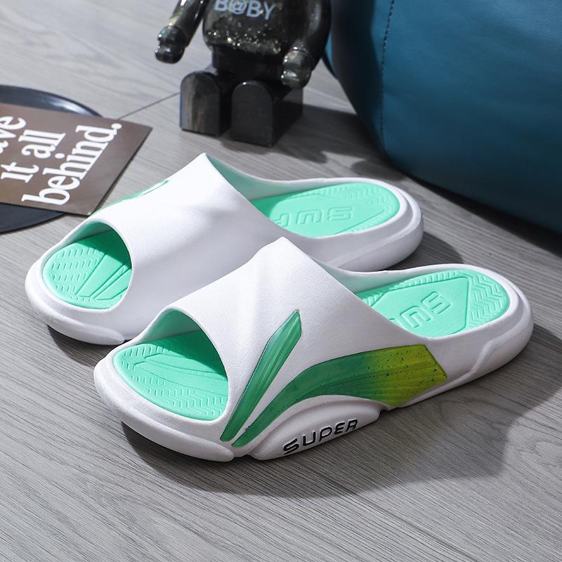 

Высококачественные крутые мужские летние нескользящие спортивные шлепанцы на толстой подошве для ношения в помещении и на улице 42-43 (Runs Small)