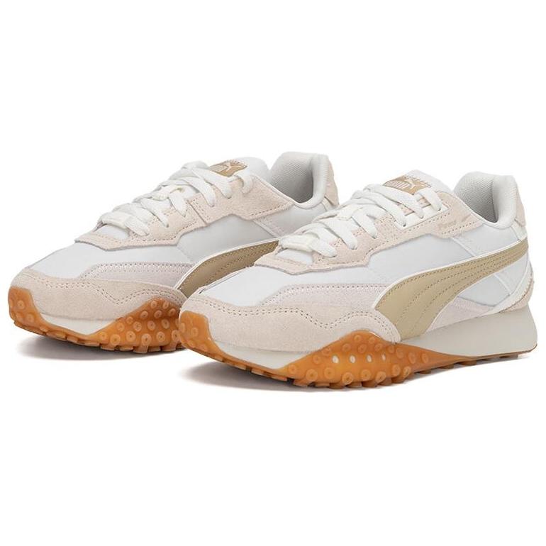 Puma Blktop Rider Nylon LT Unisex White Brown 401440-04