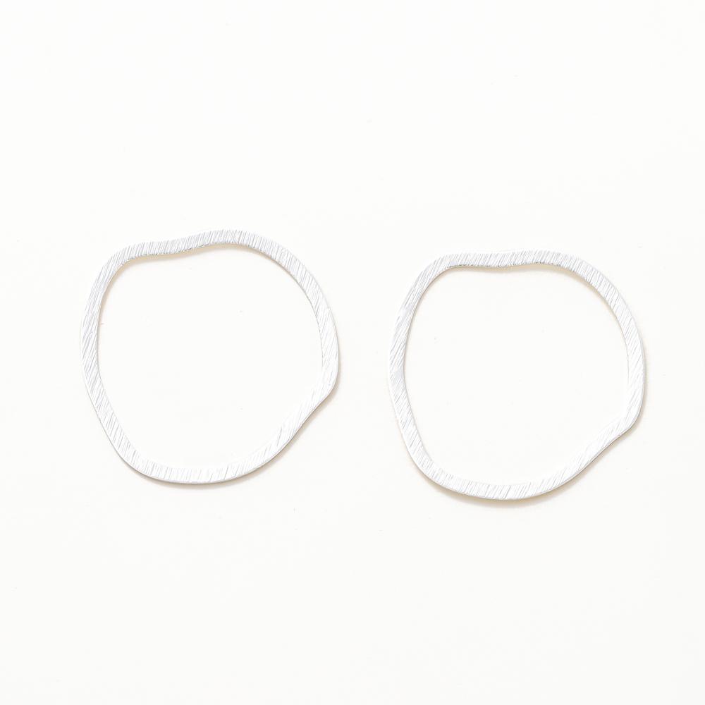 14K 18K Gold Plated Brass Matte Irregular Earring Metal Earring Making Pendant For Jewelry Making DIY Women Earrings Findings 6pcs серебряный