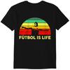 Futbol Is Life Retro T-Shirt Classic T-shirt Men's - Black