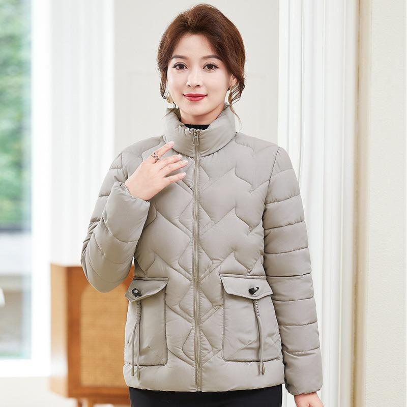 Lightweight Cotton-padded Winter Women's Cotton-padded Down-padded Cotton-padded Korean Version of The Short Mother's Jacket