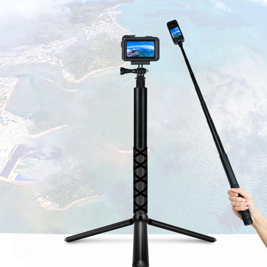 Kamera Selfie Çubuğu Kaymaz Gizli Hafif Kamera Uzatma Direği ONE RS ONE X2 ONE R ON için