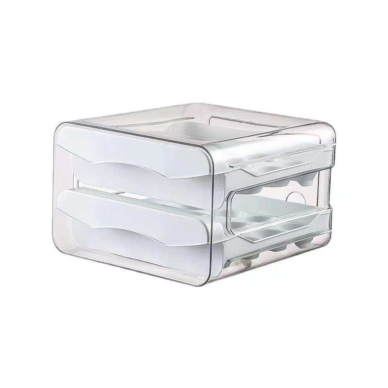 Transparent Drop-Proof Egg Storage Drawer for Refrigerator