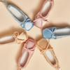 Satin Mini BallettSchuhe Schlüsselanhänger Spitzschuh BallettSchuh Form Spitzschuhe Schlüsselanhänger Abnehmbar Einfarbig BallettSchuh Schlüsselanhänger