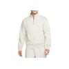 Nike Solid Color Stand Collar Drop Shoulder Loose Long Sleeve Sweatshirt Unisex Sweatshirt Light-Brown DQ5210-072