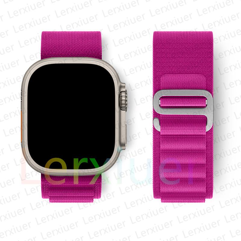 Alpine Loop Strap for Apple Watch Band Ultra 4 2 3 49mm 40mm 44mm 45mm 42mm 46mm Bracelet Correa iWatch Series 7 SE 8 9 10 11 12