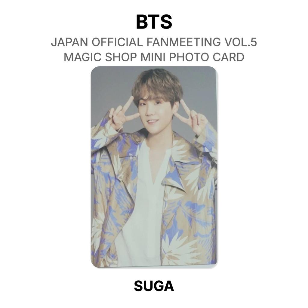 BTS JAPAN OFFICIAL FANMEETING VOL.5 MAGIC SHOP MINI PHOTO CARD Official Photocard