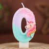 Creative Unicorn Number Candle Birthday Cake Decoration Plug-in First Birthday Party Handmade Candle 09