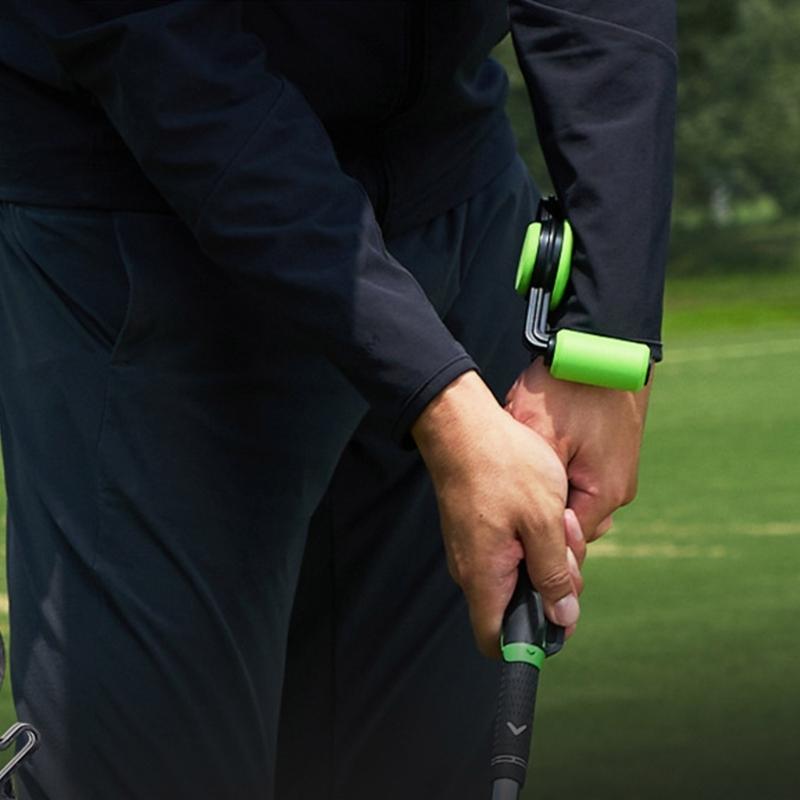 Golf Swing Muscle Growth Tool With Adjustable Visual Alignment Guides Impact Improvement Technology And Easy Grip Handling