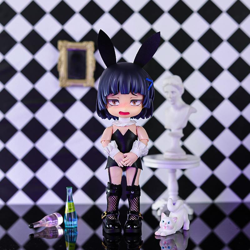 OB11 Clothes Suit Obitsu11 Bunny Girl Clothes Accessories Lovely Toys Suitable for GSC Dod Body 1/12 BJD Dolls