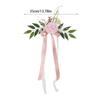 1Pack Wedding Chair Back Flower,Wedding Chair Decorations Aisle Benches Pew Flowers,Church Artificial Flowers for Wedding X3UC