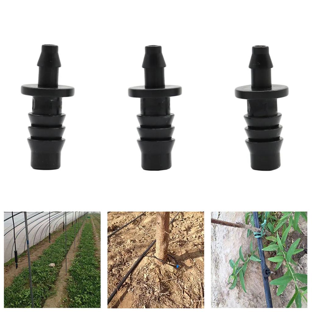 4/7mm Hose to 8/11mm Hose Straight Connector Garden Greenhouse Agriculture Micro-spray Irrigation Multi-barbs Joint 20/50/100Pcs