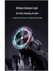 Magnetic Wireless Charger Car Holder with Lights - 15W Fast Charge Air Vent Mount for Phones