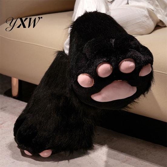 Plush Animal Paw Gloves 1Pc Glove Boot Furry Shoe Fuzzy Cute Cosplay Paws Cat Accessories for Costume Parties Theme
