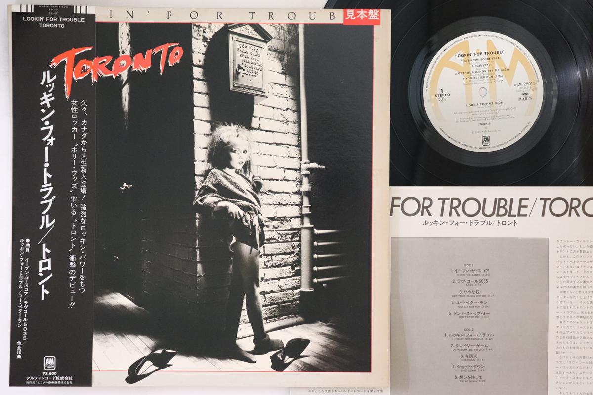 

LP Record TORONTO - Lookin For Trouble AMP28013PROMO A&M 1980 Japan Obi Rock Used