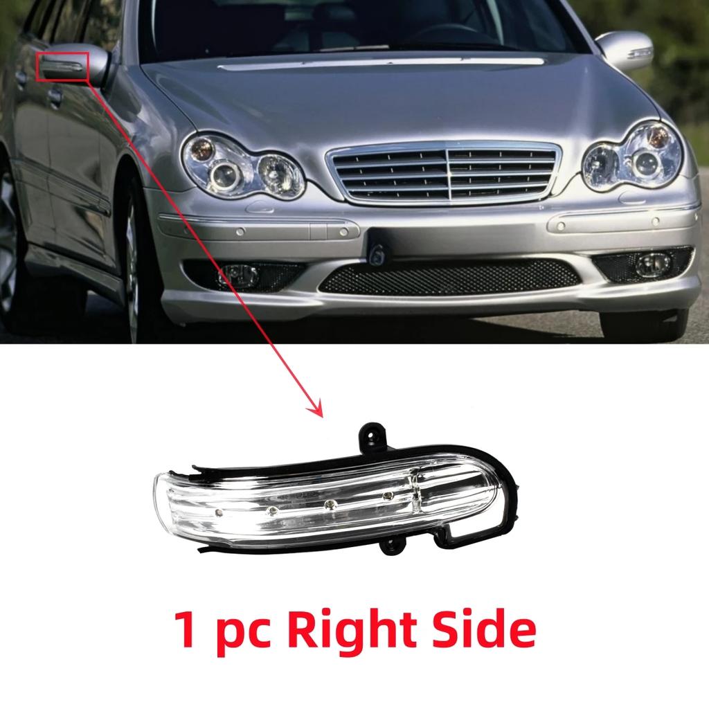 Mirror Turn Signal Lights Indicator With LED Bulbs A2038201521  A203820162 For Mercedes Benz W203 4 Door 2004 2005 2006 2007