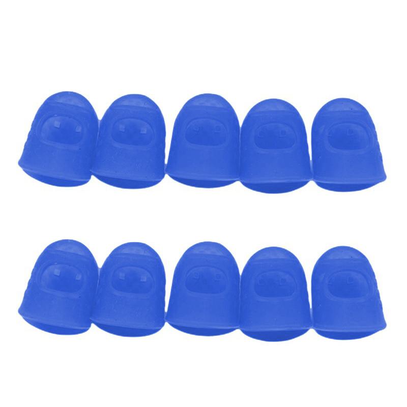 Sewing Thimble Breathable Protective Silicone Finger Thimble Finger Cover Caps Quilting Sewing Needlework Craft NEW
