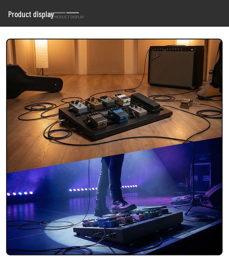 Electric Guitar Effect Pedal Holder - Single Pedalboard & Musical Instrument Accessory