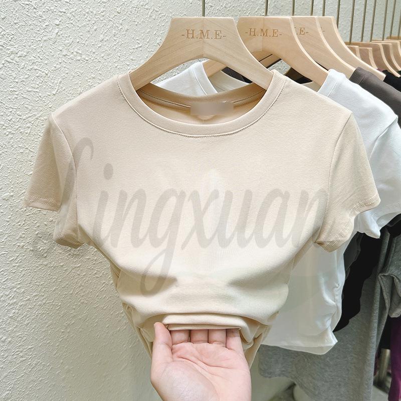 2026 Trendy Women's Pleated Short-Sleeve T-Shirt - Hot Girl Style