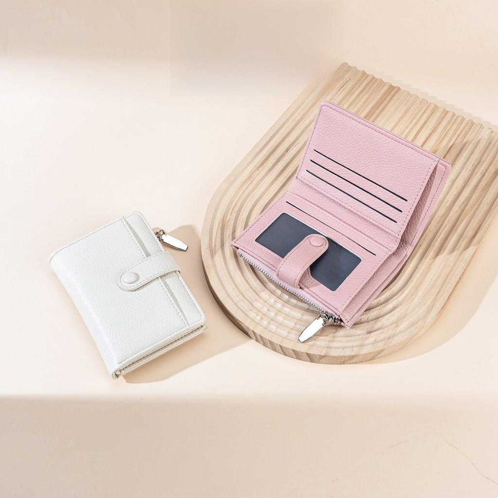 Pu Material Slim Wallet With Card Holder And Coin Pocket For Daily Use