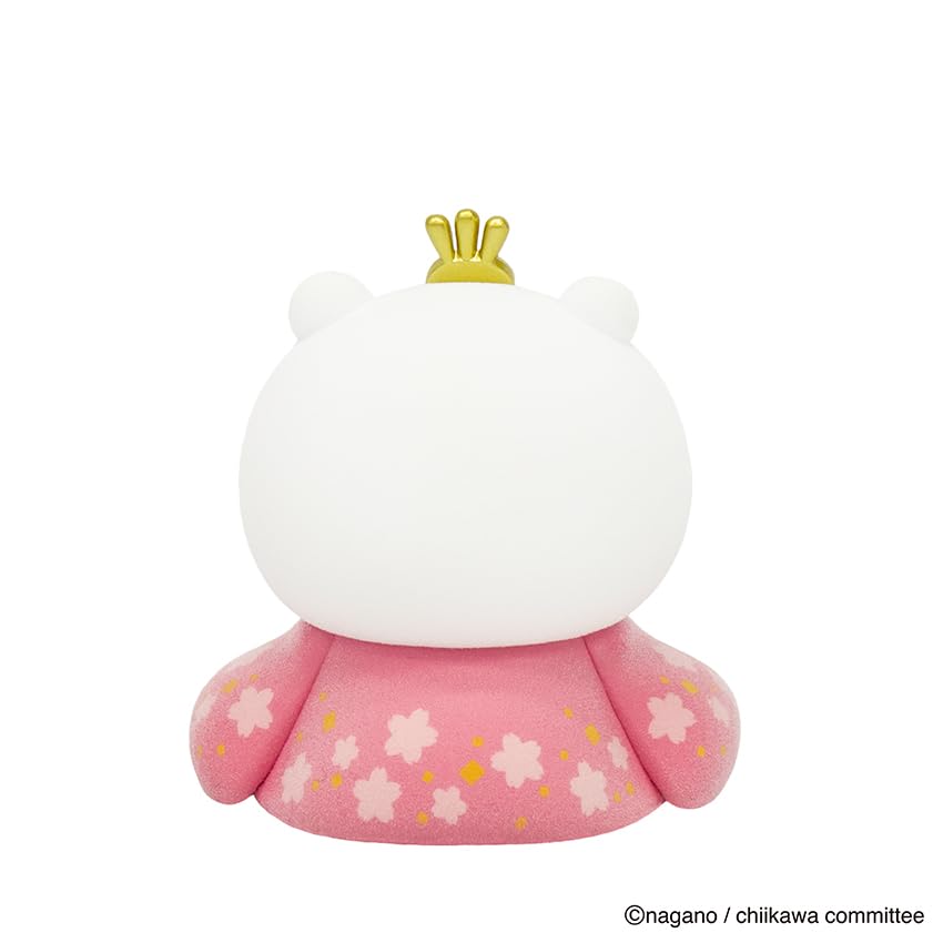 Osaka Choseido Chiikawa Hachiware Hina a Cute and Small Hina Doll Set Featuring a Prince and Popular Hinamatsuri Dolls Made of Doll, Princess.