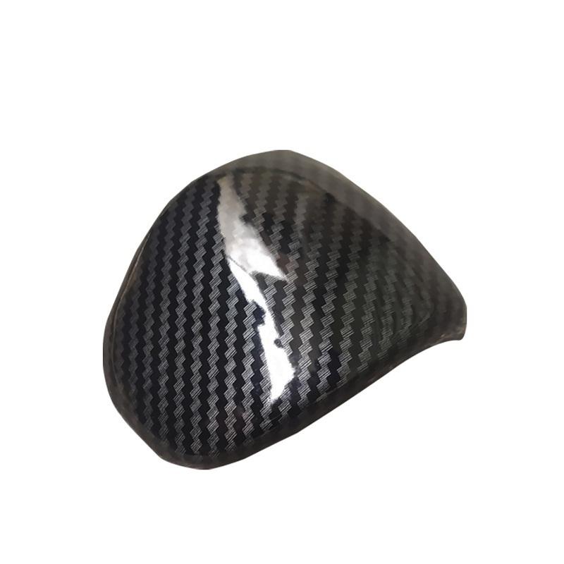 ABS Carbon Fiber Car Gear Lever Cover Trim For Kia Seltos Sonet  Carnival Ka4    Shift Knob Head Cap Accessories