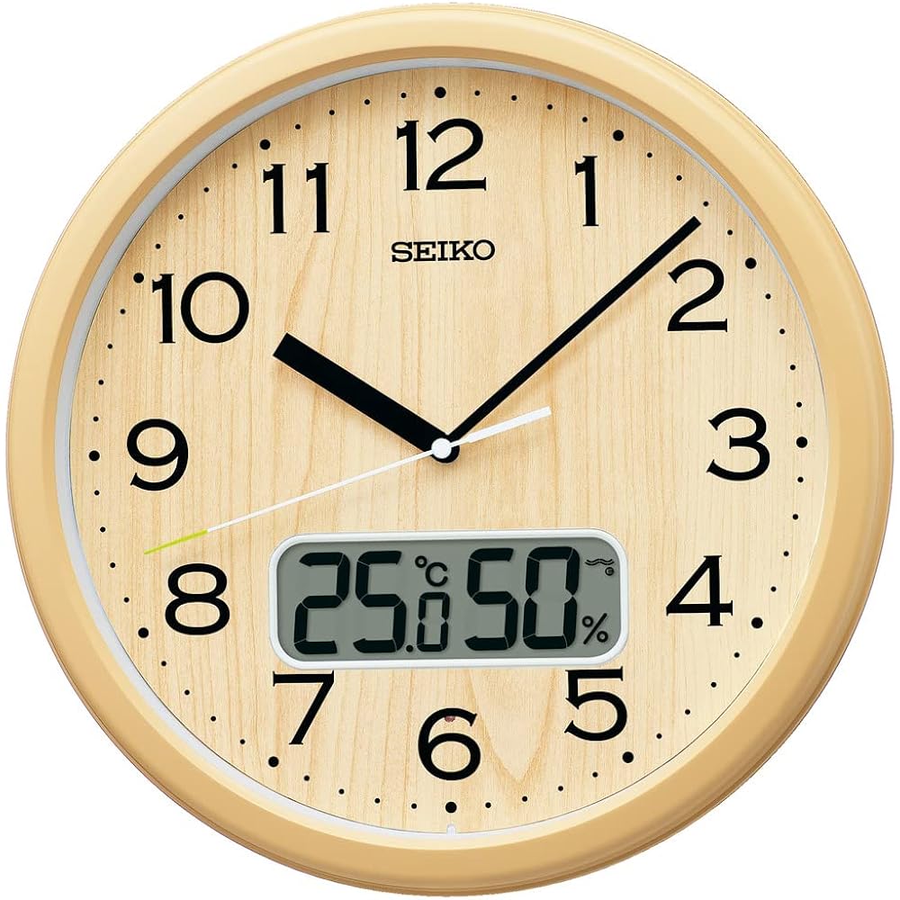 [Manufacturer Extended Warranty 2 Year Target] Seiko Clock (Seiko Clock) Wall Clock Radio Wave An...