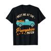 Meet Me At The Pumpkin Patch Truck Halloween Hello Fall 2024 T Shirt Vintage Homme Breathable Streetwear Soft
