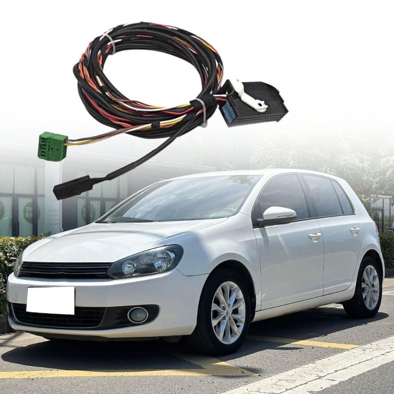 Vehicle Microphone Cable Harness for Automobile Head Units, Wiring Set for RCD510 RNS510 9W2 9ZZ, Listed 8X0035447A and 1K8035730D