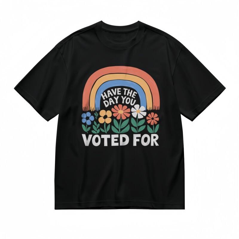 

Women s Soft Classic T-Shir Colorful Rainbow with Positive Slogan Graphic Tee 3XL