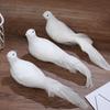 PRETYZOOM 2pcs White Christmas Birds Artificial Peace Dove Ornament Christmas Bird Ornaments with Clips Christmas Tree Bird Ornament Decorations