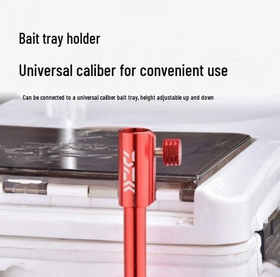 Universal Fishing Tackle Set: 3-Piece Tackle Box with Rod Pod Holder, Fish Keeper, Bait Tray & 4-Piece Umbrella Holder
