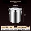 Sule 304 Stainless Steel Sealed Food Storage Bin