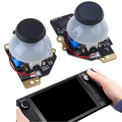 Game Console Joystick Replacement Accessories Electromagnetic Joystick Module Kit No Drifting Thumbstick for Steam Deck