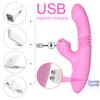 Heating G Spot Dildo Thrusting Vibrator Powerful Clit Sucker Nipple Stimulator Vagina Massager Adult Sex Toys for Woman