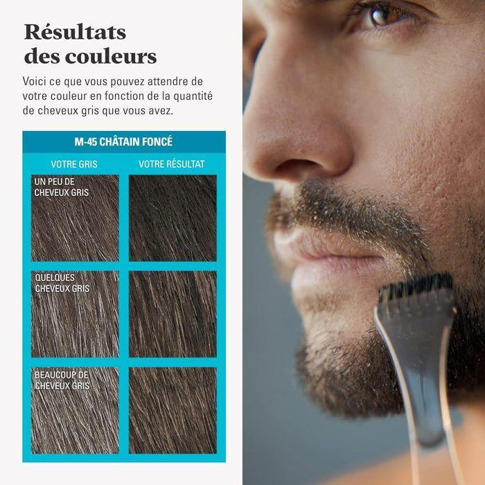 Coloration gel moustache et barbe - JUST FOR MEN - Châtain foncé - Sans ammoniaque - Mixte - Adulte