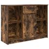 VidaXL Buffet with Drawer Smoked Oak 101x35x76 Cm Engineered Wood, Storage Furniture, Buffet, Entryway Furniture, Furniture 861566