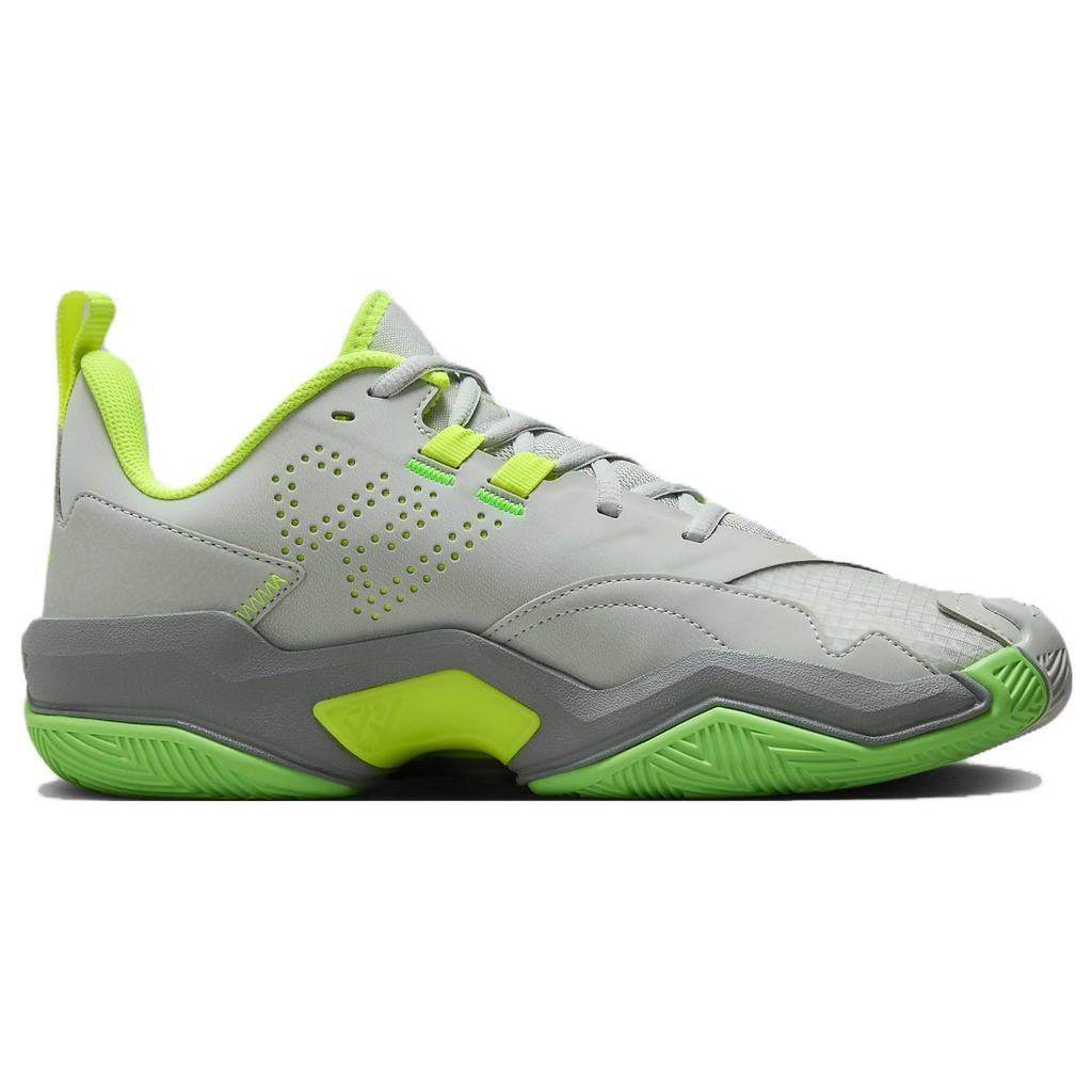 Jordan One Take 4 Pf Round Toe Lace-Up Non-Slip Wear-Resistant Low-Top Basketball Shoes Men sneaker Green Gray DZ3339-003