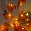 LED Light String Simulation Maple Leaf Thanksgiving Vine Atmosphere Decoration Arrangement Colorful Light String