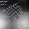 BBQ-Grillrost aus 304 Edelstahl mit Griff