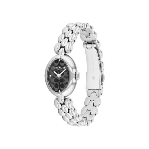 Coach Women's Sammy Watch, Black Dial, Stainless Steel Strap, 14504420 [Official Import]