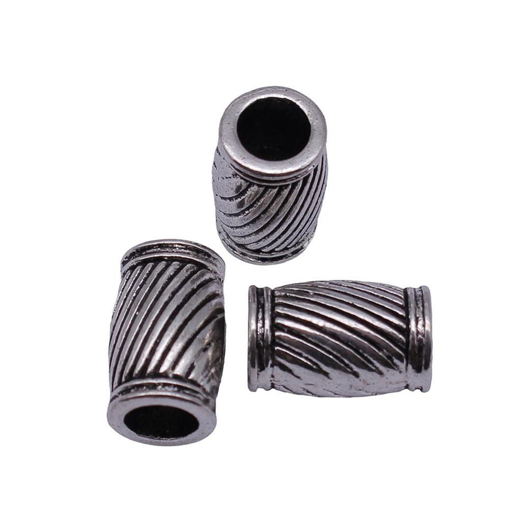 Tribal Pattern Tube Beads Charms Braided Spacer Beading For Jewelry Materials
