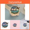 Creative Nasa Astronaut Cartoon Enamel Brooch Stylish Alloy Pin Gift Accessory