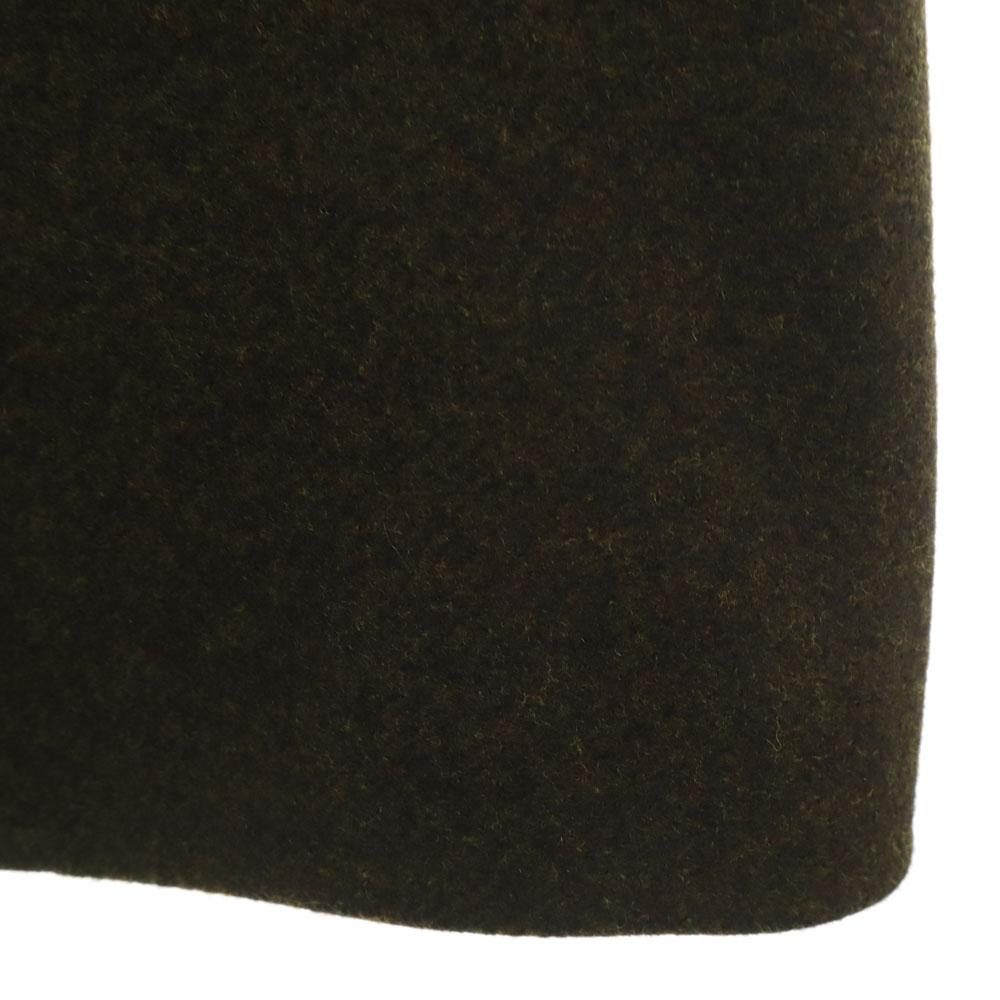 CELINE French cashmere blend Melton coat 40 khaki Women Used
