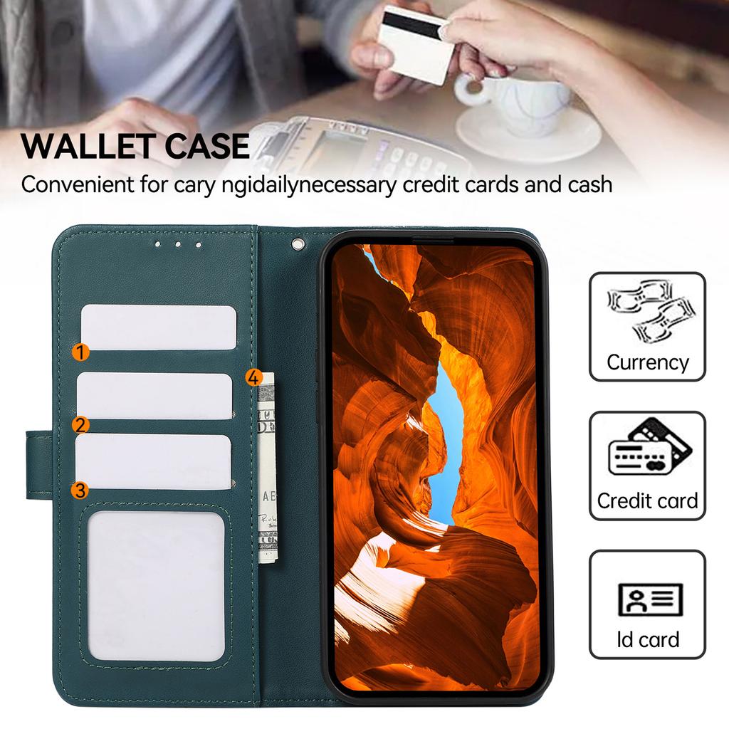 Pro Motorola Moto G56 5G Pouzdro RFID Blokující Vyklápěcí Kožený Kryt na Telefon