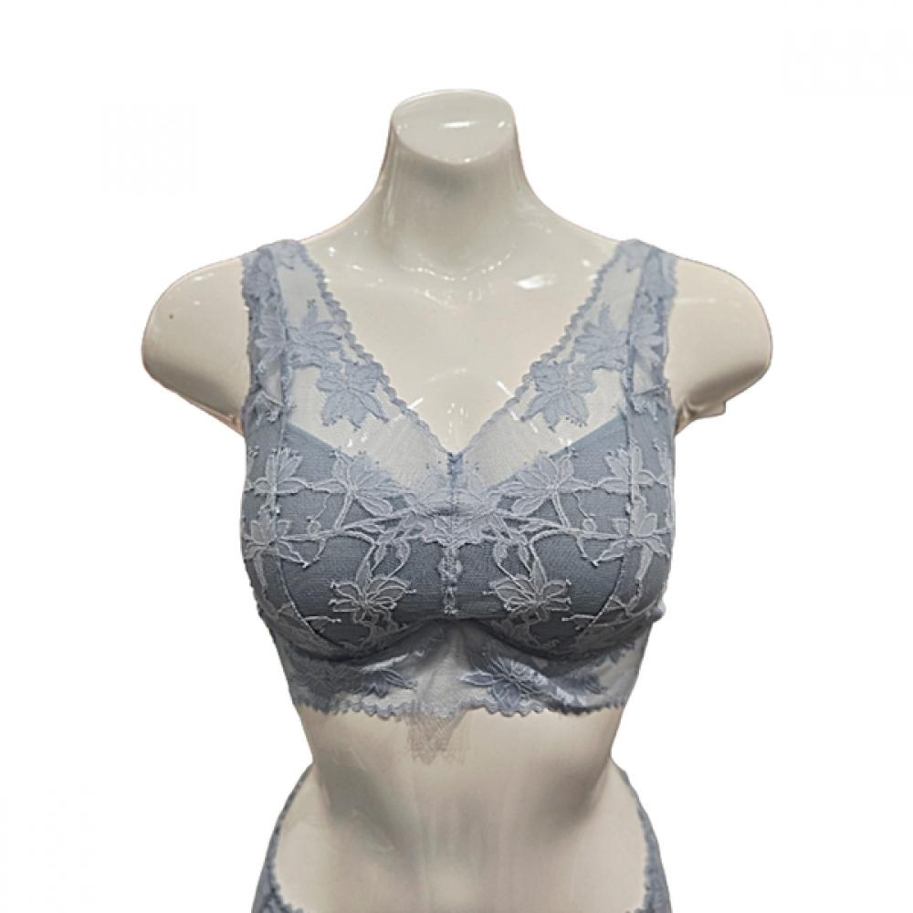 

Triumph Blue Bralette No Wire Maxi Lace Women S Running Bra Tfwbr123bu 90