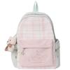 Schoolbag lightweight backpack female leisure travel student schoolbag female ins wind Korean version girl contrasting color backpack