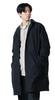 Ametohare Warm Trench Coat AH-1017 Men's (Black, M)